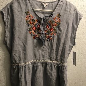 Striped new Sonoma petite top.